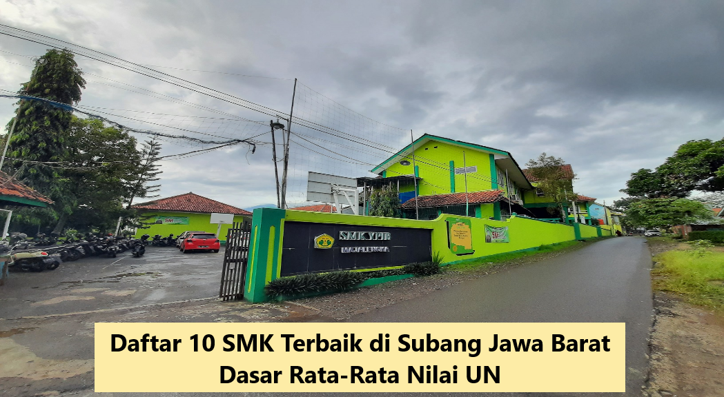 Daftar 10 SMK Terbaik di Subang Jawa Barat Dasar Rata-Rata Nilai UN