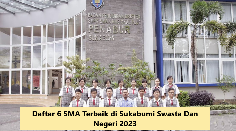 Daftar 6 SMA Terbaik di Sukabumi Swasta Dan Negeri 2023